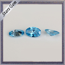 Preço para Aqua Oval Shape Cubic Zirconia